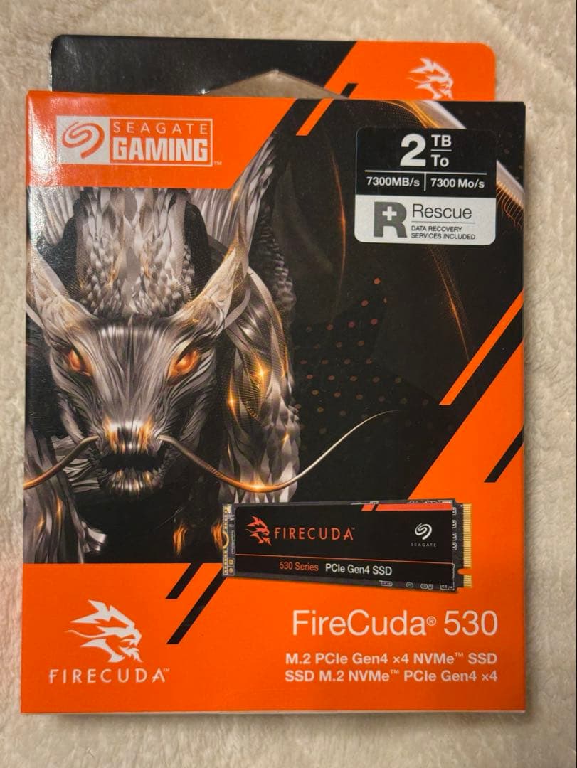 内蔵型SSD FireCuda 530 2TB NVMe M.2 SSD