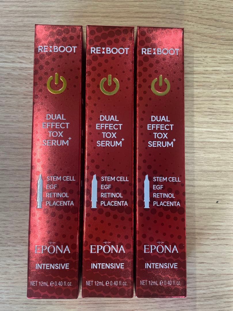 EPONAエポナ デュアルエフェクトセラムトクスショット　未使用3本セット⭐︎