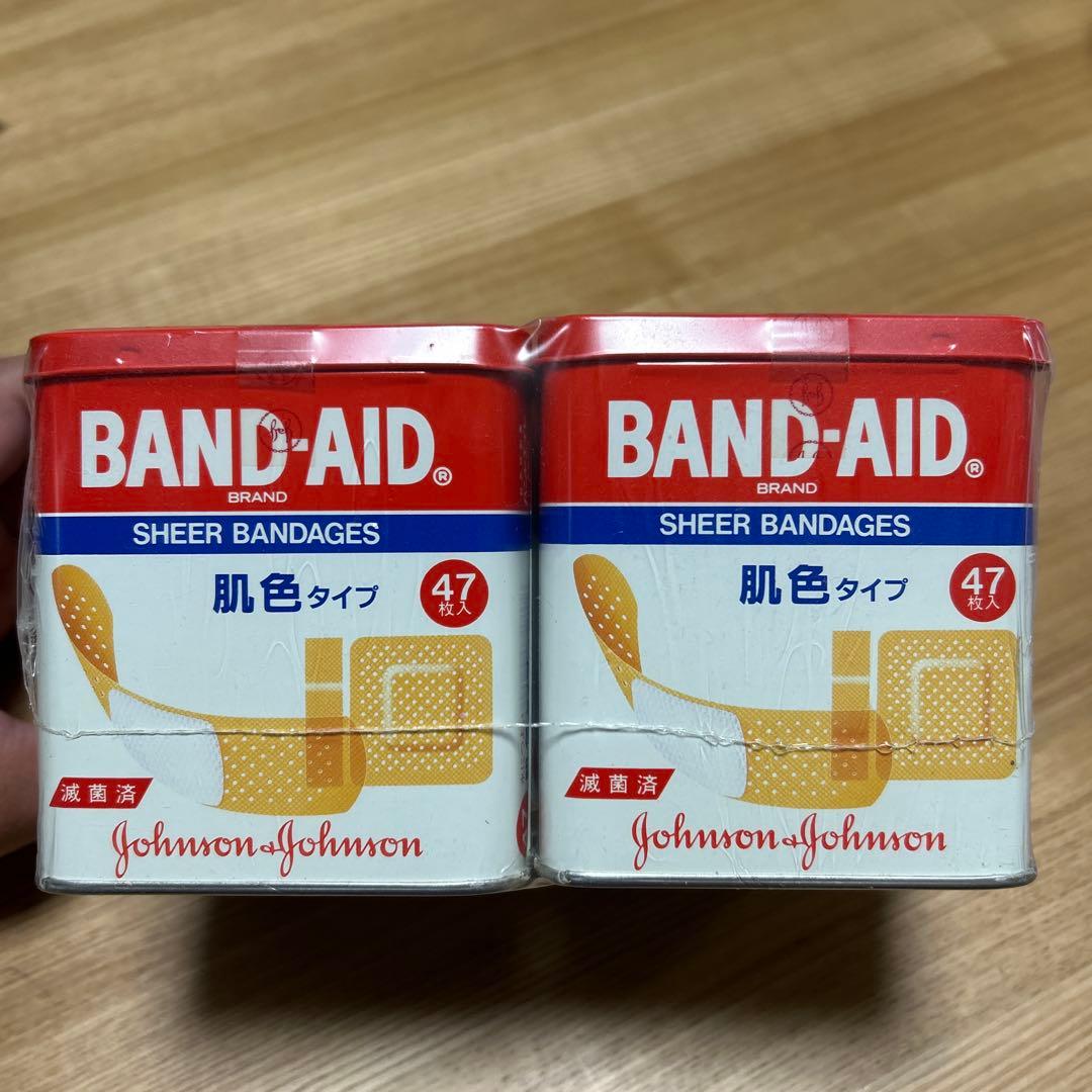 BAND-AID 肌色タイプ 絆創膏 47枚入り 6個セット