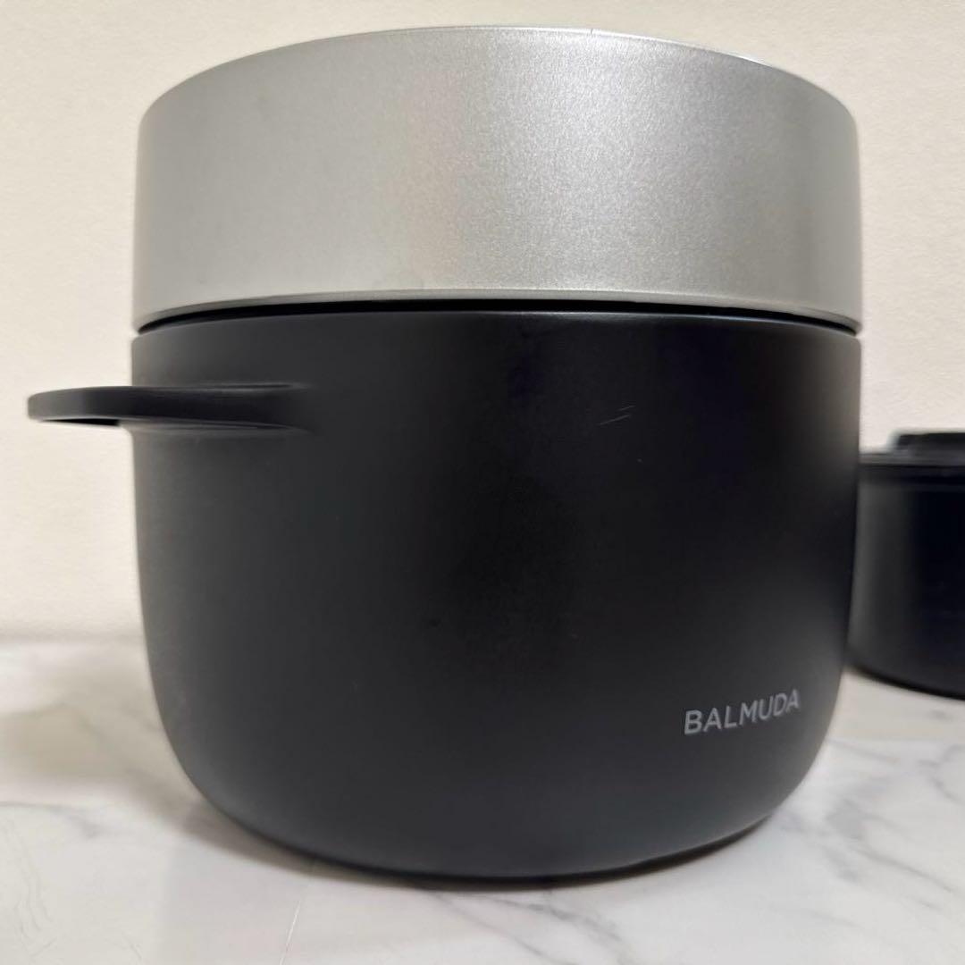 送料込 BALMUDA ザ ゴハン 3合炊き電気炊飯器 The Gohan