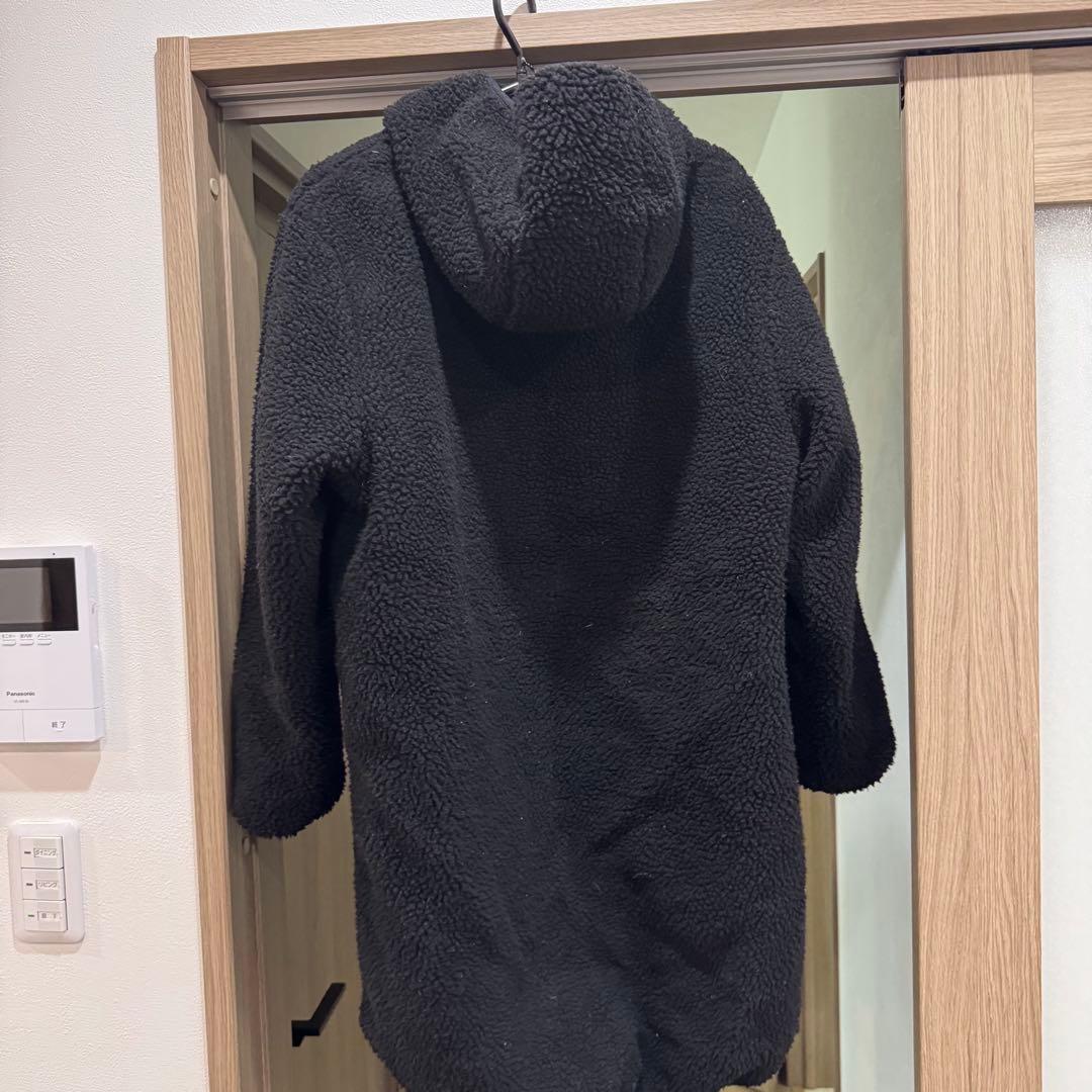 タイオン　別注ボア×ダウンフードコート(リバーシブル)