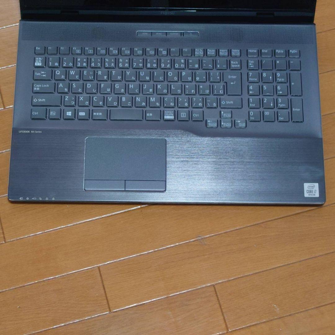 富士通　ノートPC　NH90/E2　FMVN90E2B　17.3型　ブラック