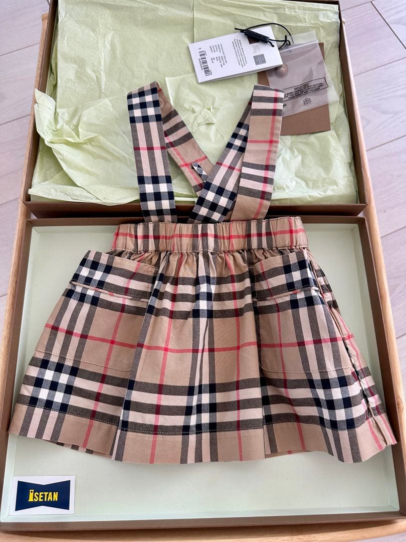Reiバーバリーロンパース&ジャンバースカート&おまけロンパース