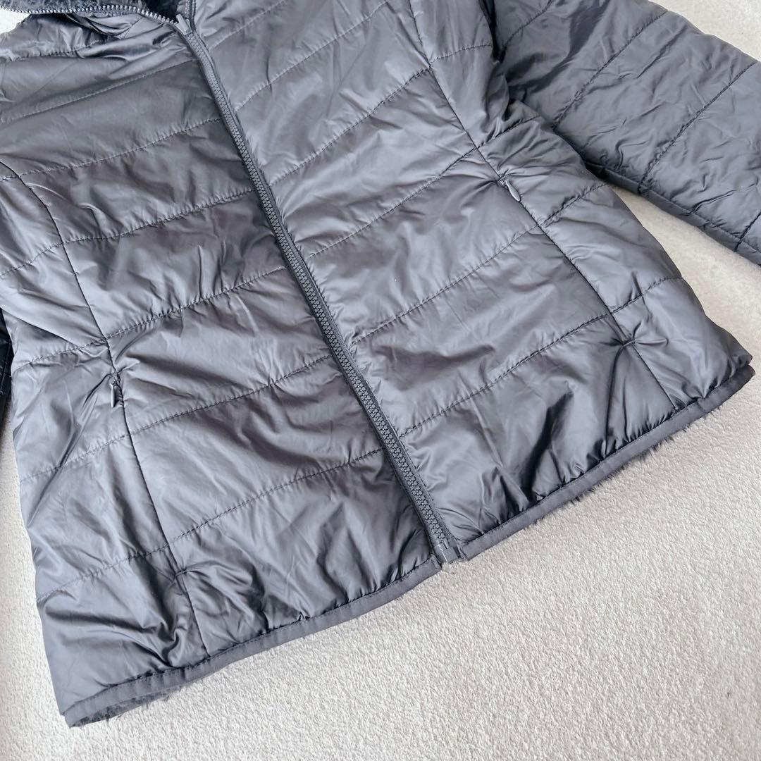 美品✨セーブザダック　リバーシブル　コート　軽量　洗える◎ ネイビー　XL相当