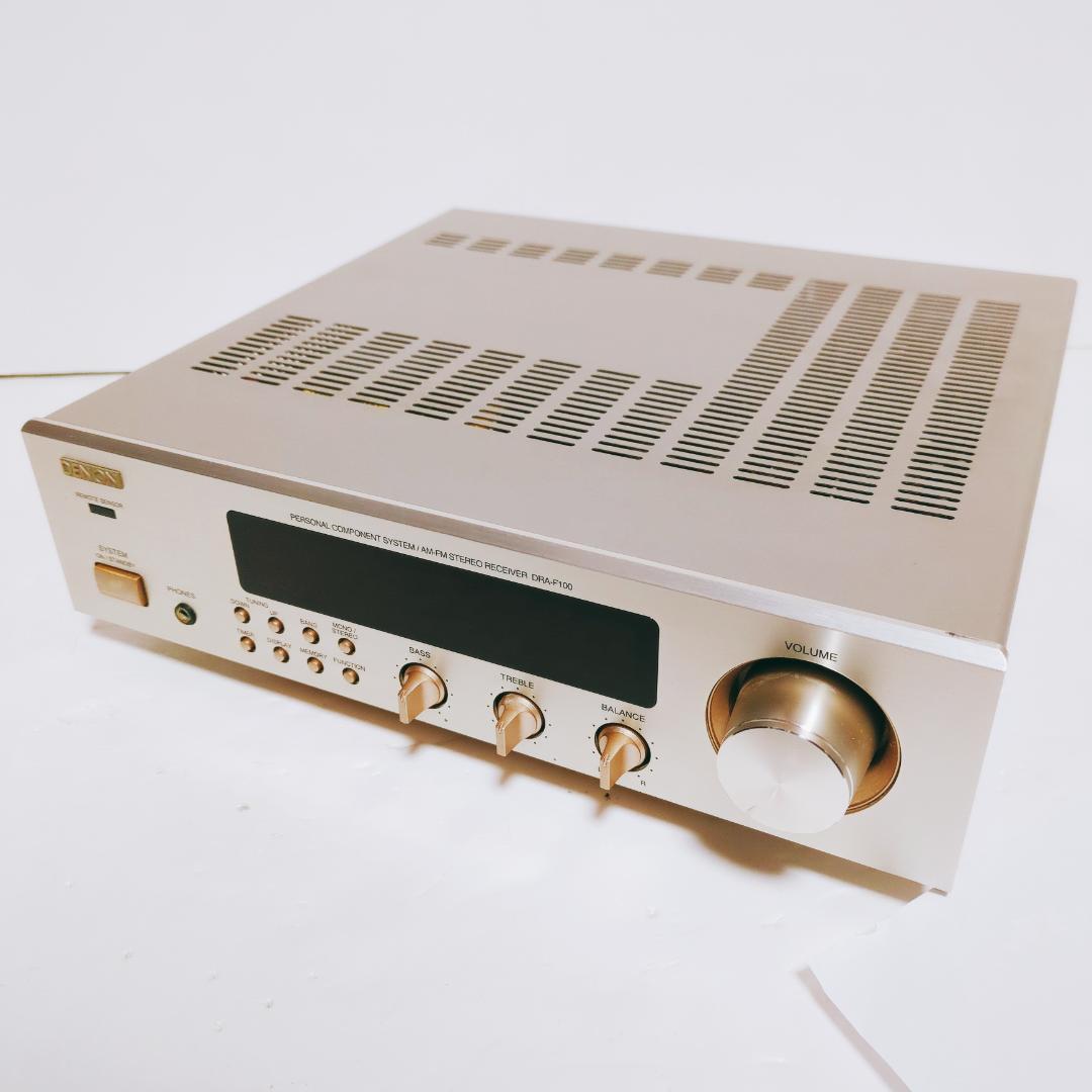 DENON DRA-F100-N ゴールド FM/AMチューナー内蔵アンプ