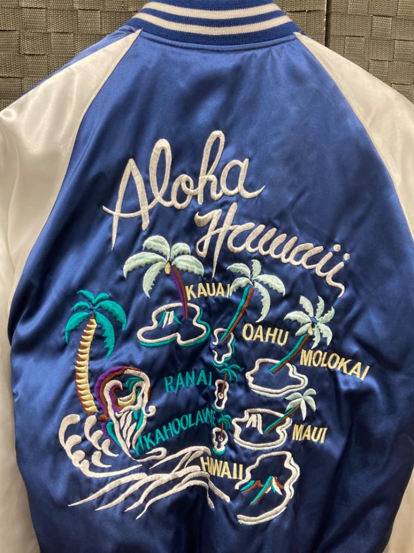 Hoshihimeホシヒメ星姫 アロハ刺繍スカジャン LL スーベニアジャケット