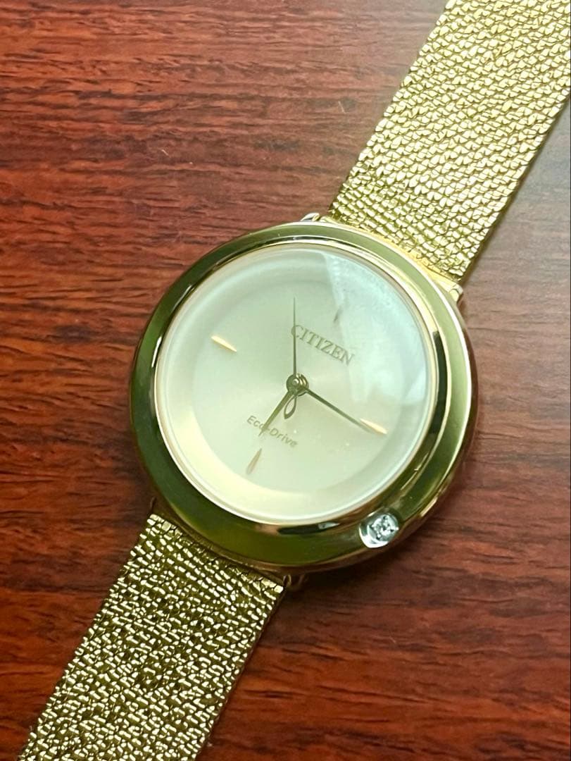 Citizen アンビリュナ　ゴールド腕時計（定価46,200円）