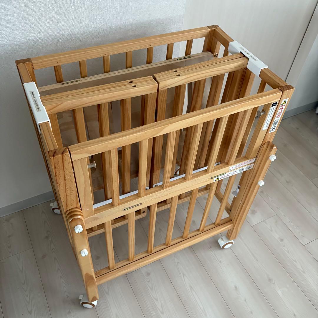 ヤマトヤ パタン2 ミニサイズ 折りたたみベビーベッド