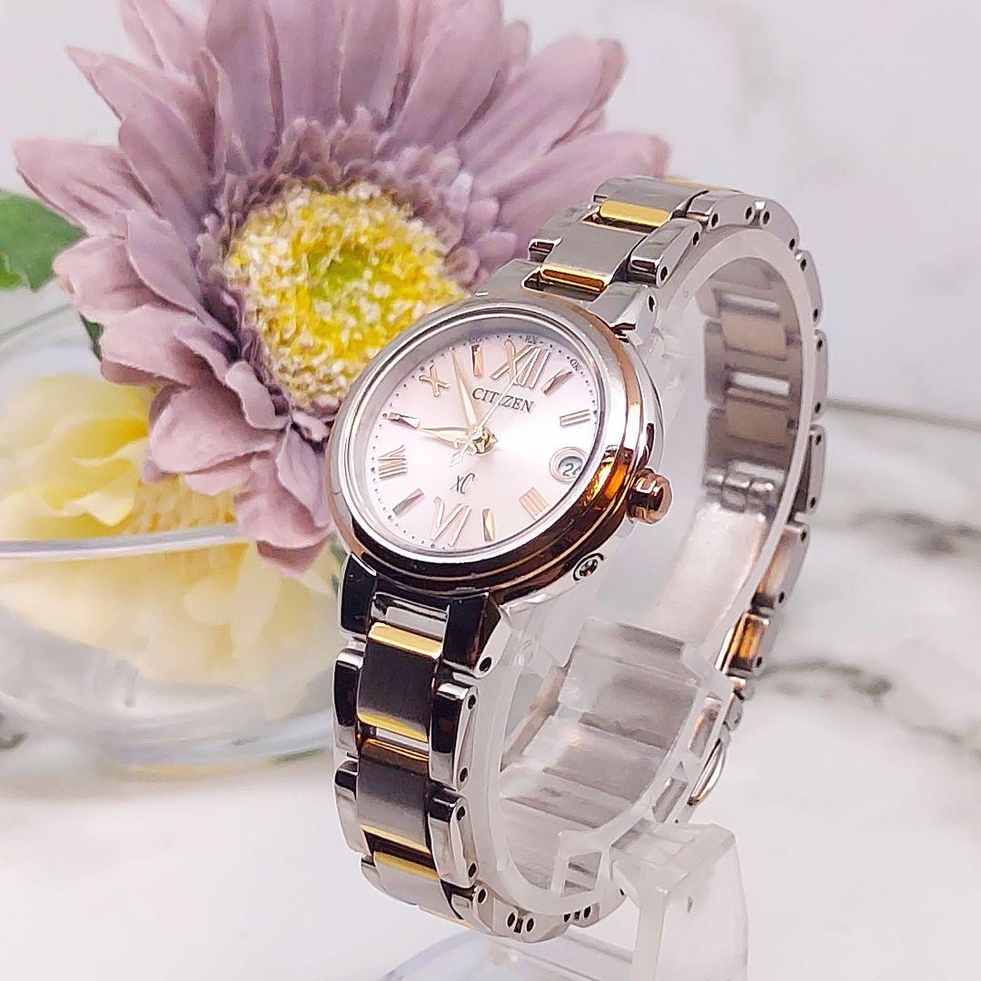 【美品・稼働品】CITIZEN XC クロスシー エコドライブ電波時計