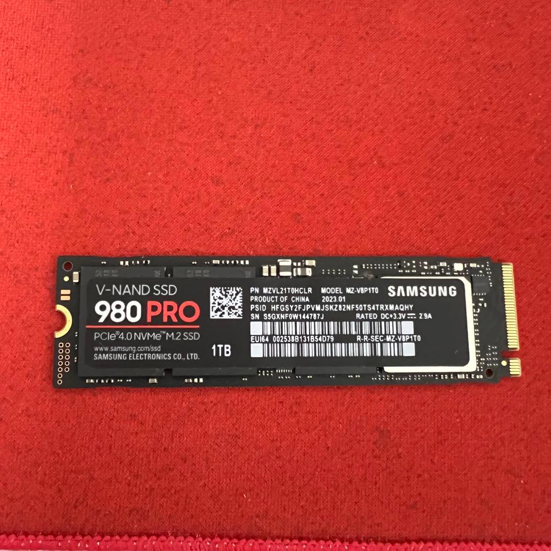 内蔵型SSD SSD Samsung 980pro 1TB