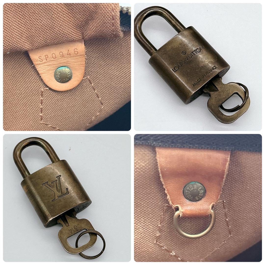 LOUIS VUITTON ルイヴィトン モノグラム スピーディ30 南京錠