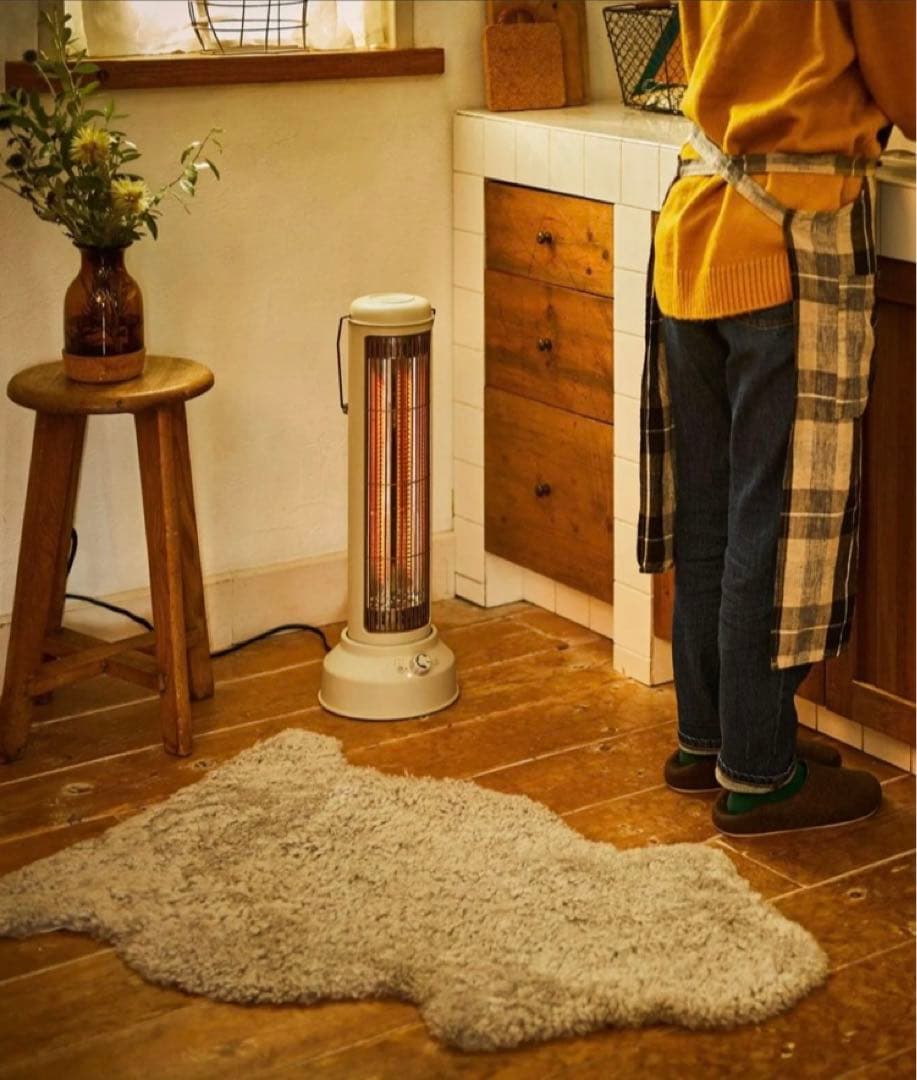 新品 BRUNO ブルーノ カーボンヒーター BOE077 ブルーグレー