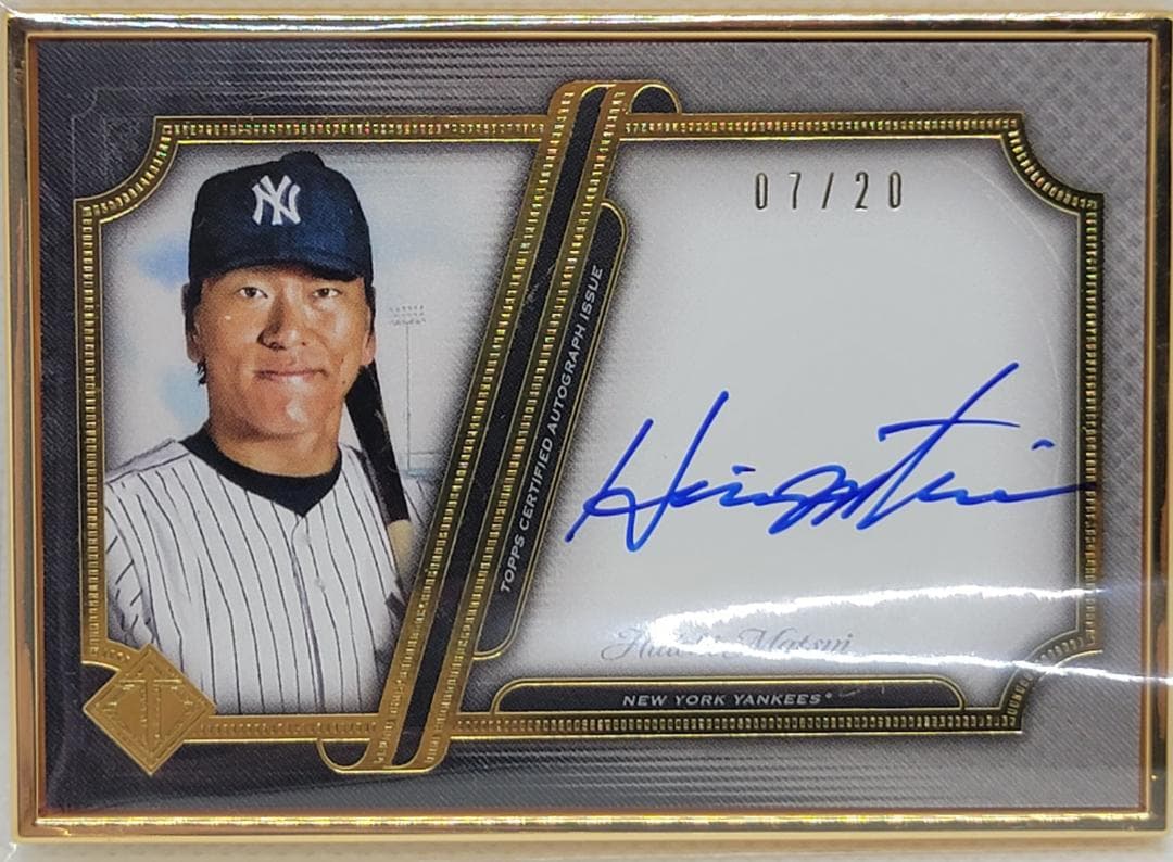 MLB☆松井秀喜 21 Topps Transcen 20枚限定直筆サインカード