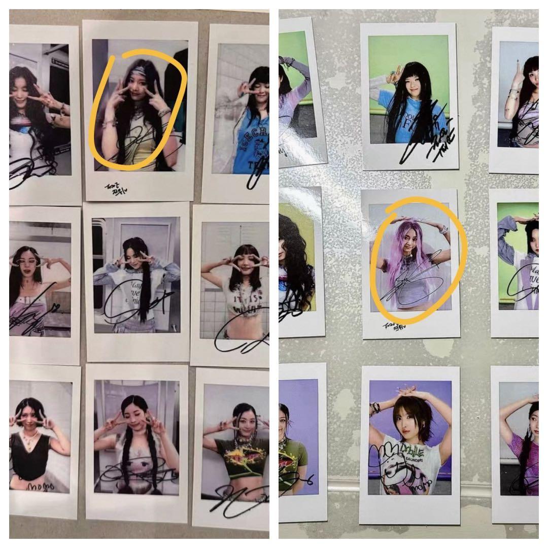 TWICE 10周年　yizhiyu サイン会　当選者限定 トレカ　ツウィ2枚