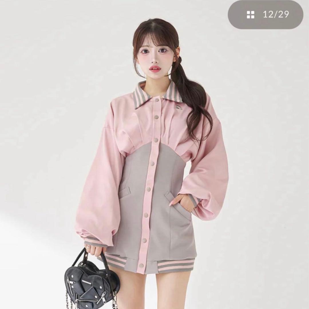 ドルマンスリムスカジャンミニワンピース　Darich 11月末まで早い者勝ち