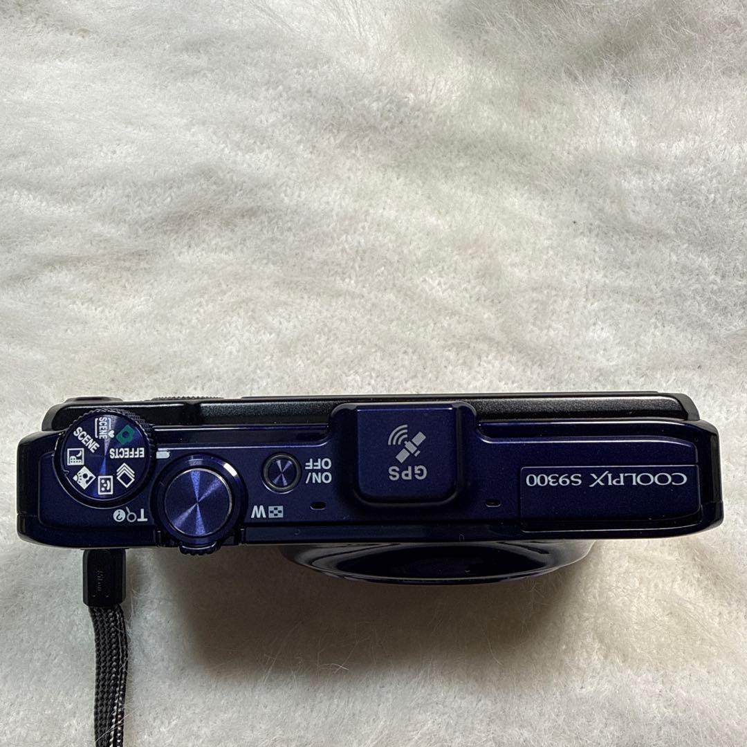 Nikon ニコン COOLPIX S9300 クールピクス ネイビーブルー