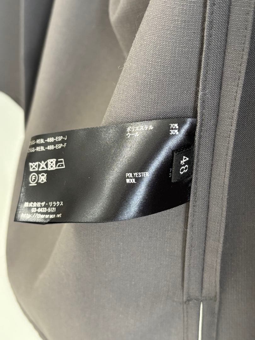 Edition25SS別注×THE RERACS シャツ チャコールグレー48