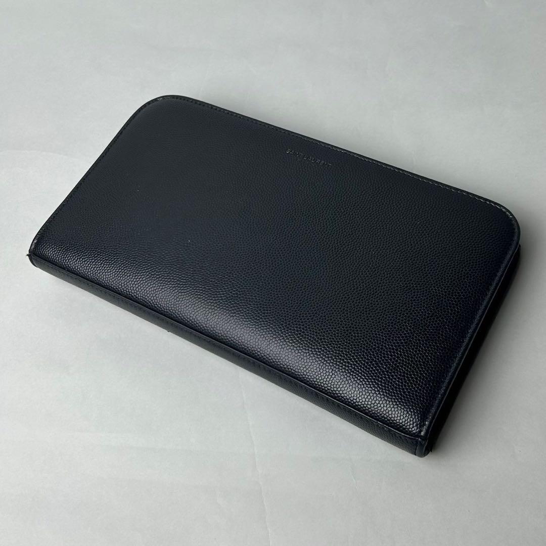 イヴ サンローラン 長財布 ロングウォレット 収納力抜群 【付属品完備】