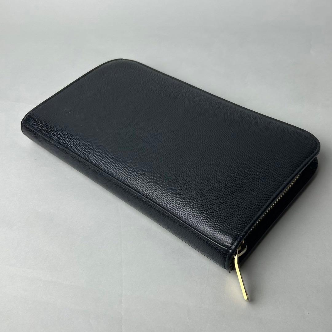 イヴ サンローラン 長財布 ロングウォレット 収納力抜群 【付属品完備】