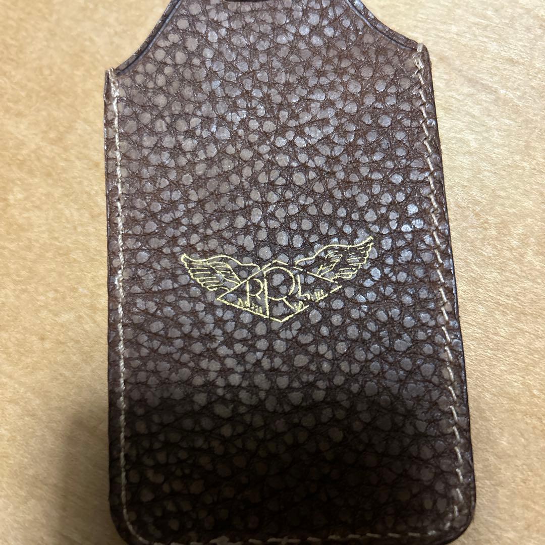 RRL(Double RL）レザーラゲッジタグ、カードケース、ネームタグ