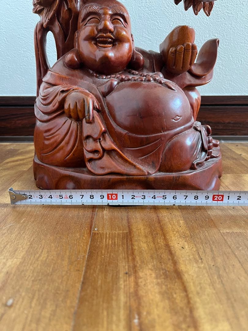 木の彫刻　　一刀彫　大黒様　金運アップ