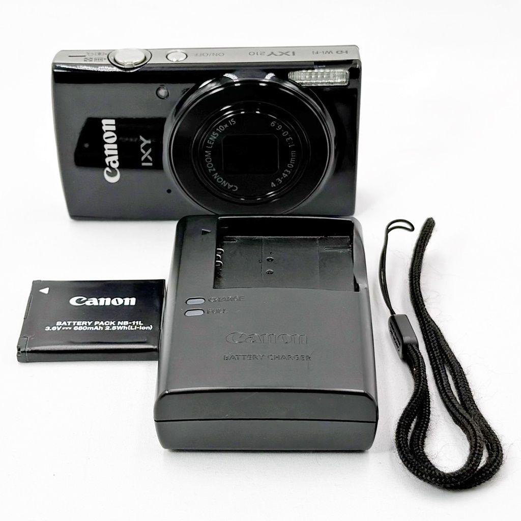 キヤノン CANON IXY 210 ブラック コンデジ カメラ 中古