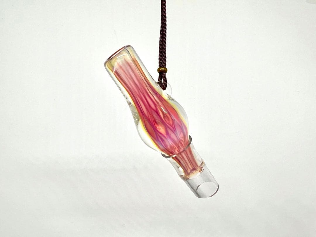 シーシャ　マウスピース　ガラス製ハンドメイド品　ファイアー