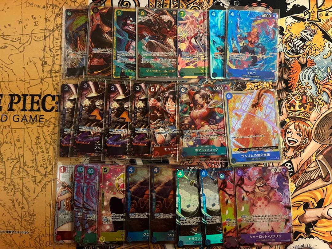 ワンピースカードゲーム引退品　 シャンクスのコミパラ、SPなどまとめ売り