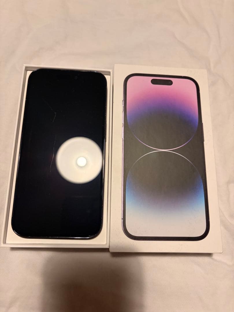 iPhone 14 pro 128gb パープル　simフリー
