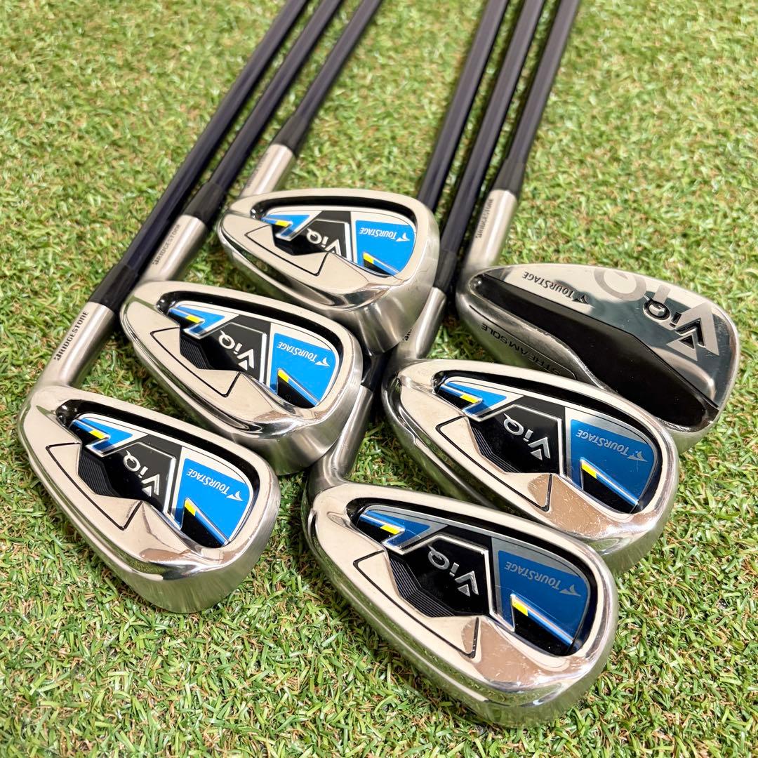 美品｜ツアーステージ　VIQ　ゴルフクラブセット　9本　現行モデル　やさしい