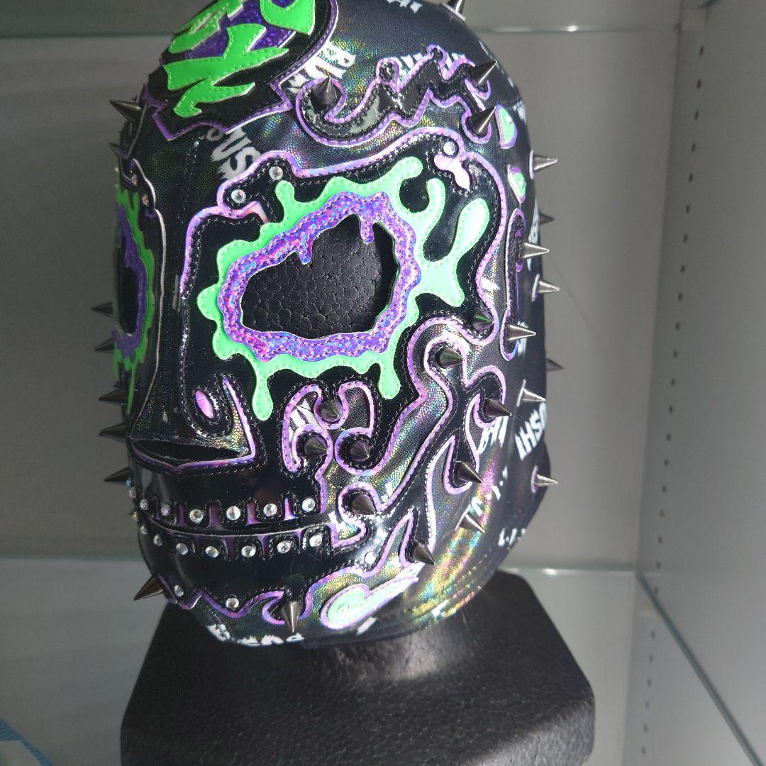 本日限定価格)BUSHIのプロレスマスク 初号機カラー+ブラックタイガーの2枚