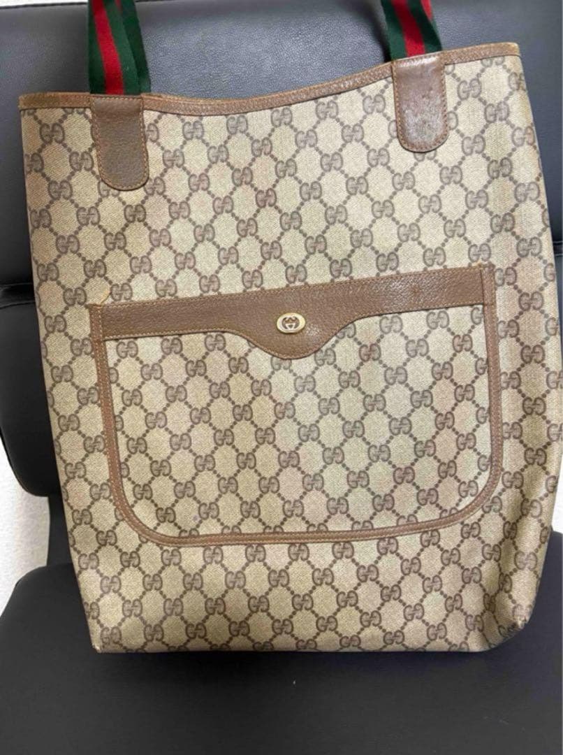 GUCCI GGパターン トートバッグ ベージュ