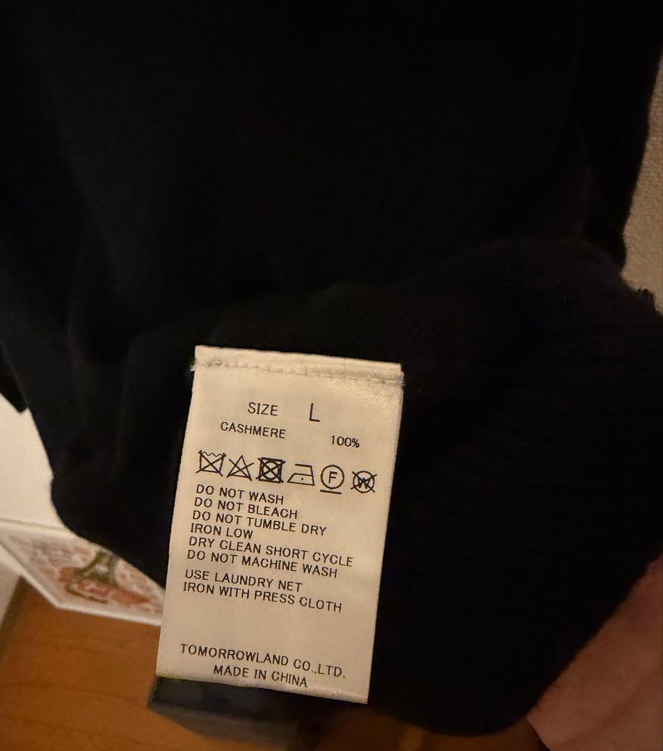 【最終値下げ】TOMORROWLAND カシミヤセーター Lサイズ