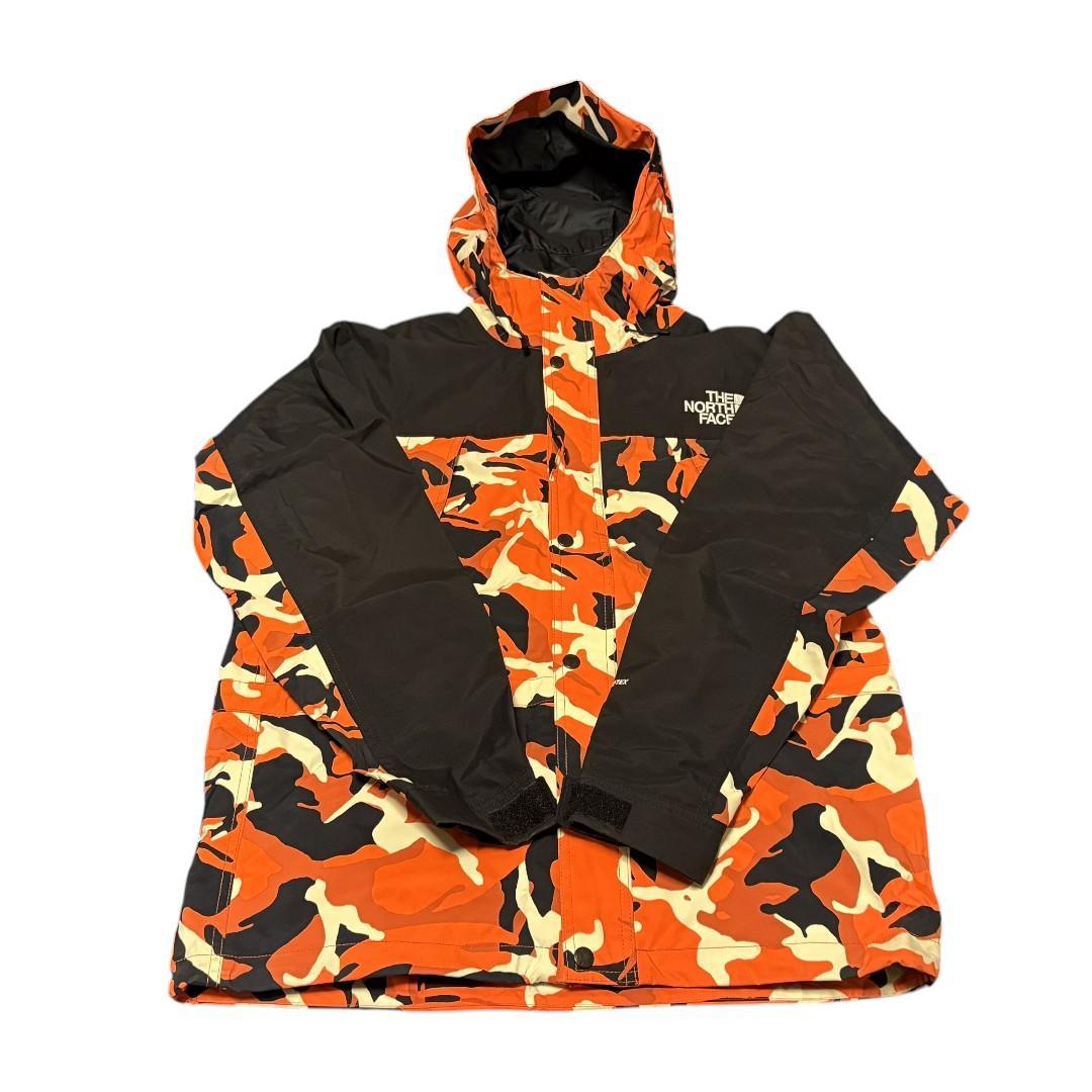 waro　ノースフェイス ノベルティマウンテンライト 迷彩 オレンジ L