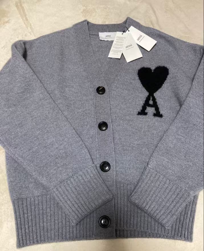 AMI PARIS ハートロゴ ニットセーター 男女兼用