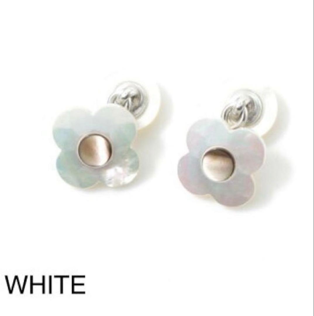 ラルディーニ LARDINI カフスボタン ブートニエール　2個　ホワイト