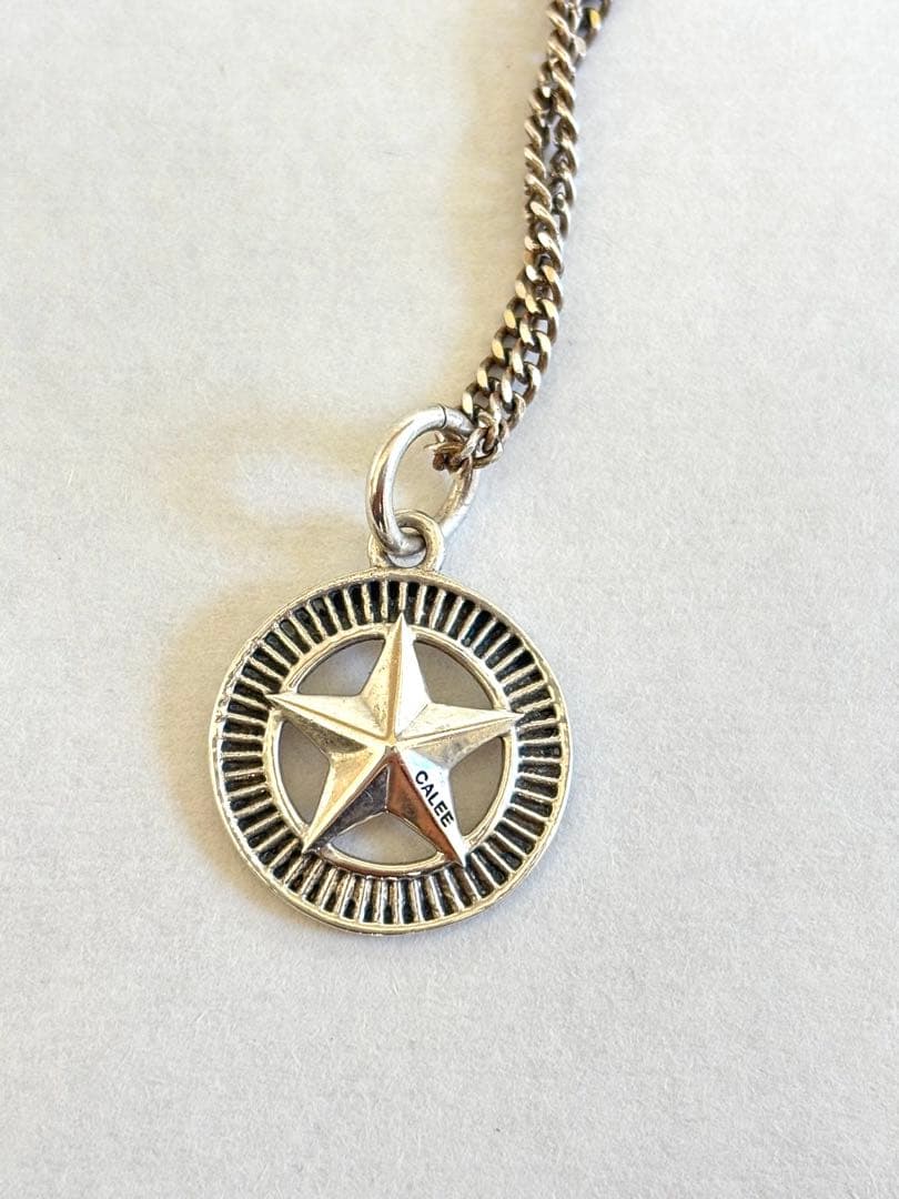 【いっくん】CALEE[キャリー]シルバー925スターコンチョネックレス