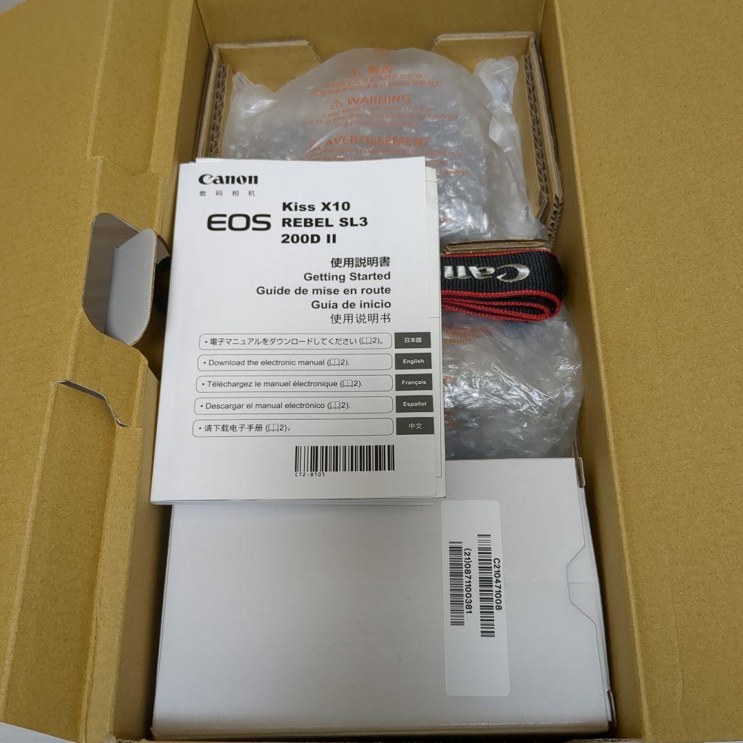 Canon EOS KISS X10 Wズームキット BK