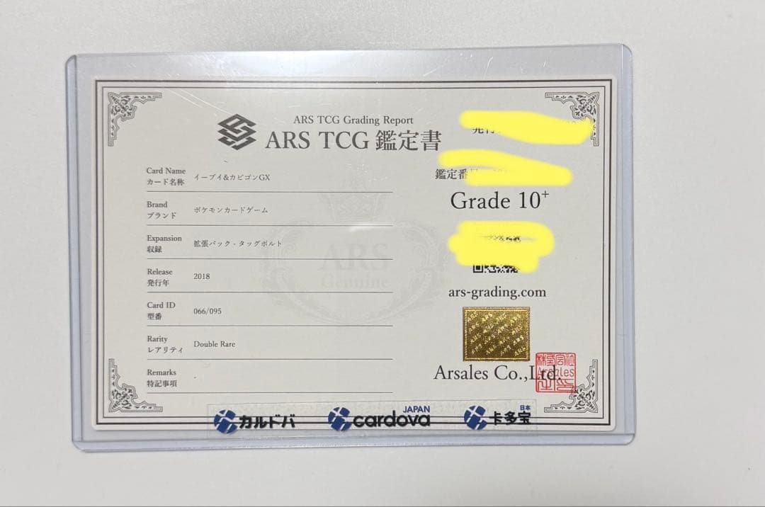 【ARS10+】イーブイ&カビゴンGX RR PSA10以上 タッグボルト