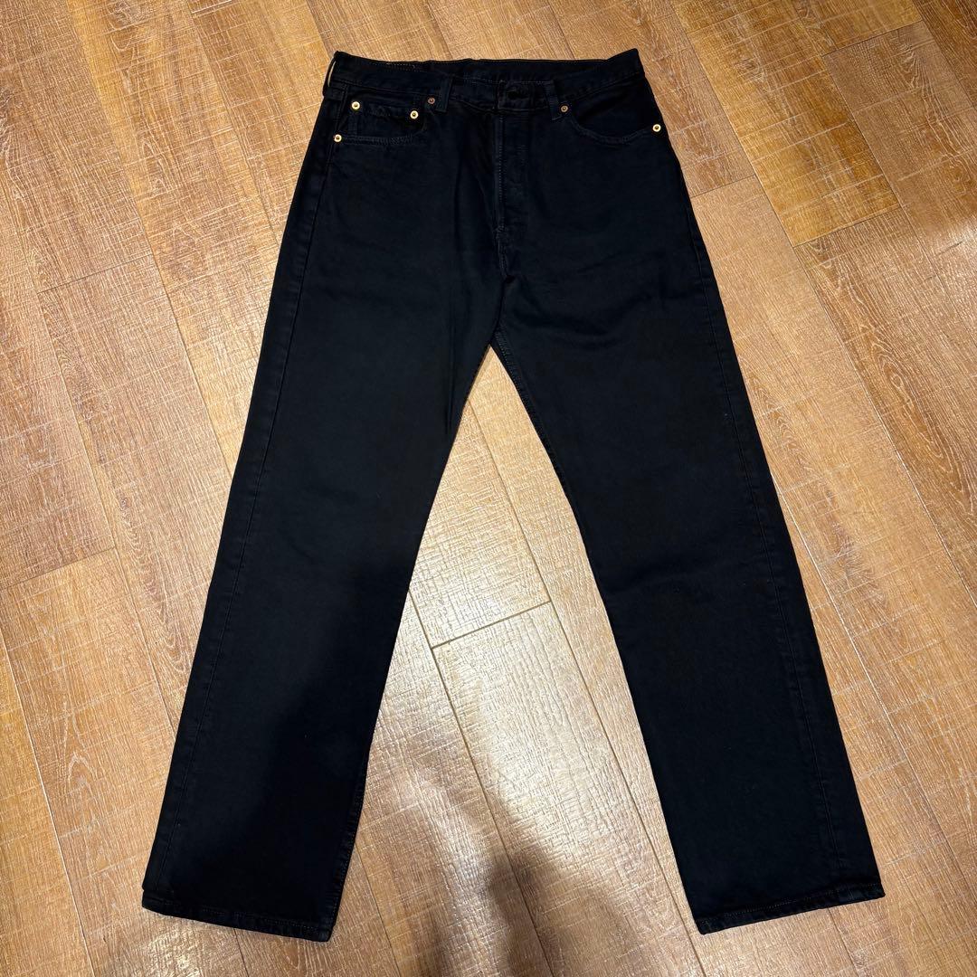 Levi's 501 90s UK イギリス後染めブラックデニム W34 L32