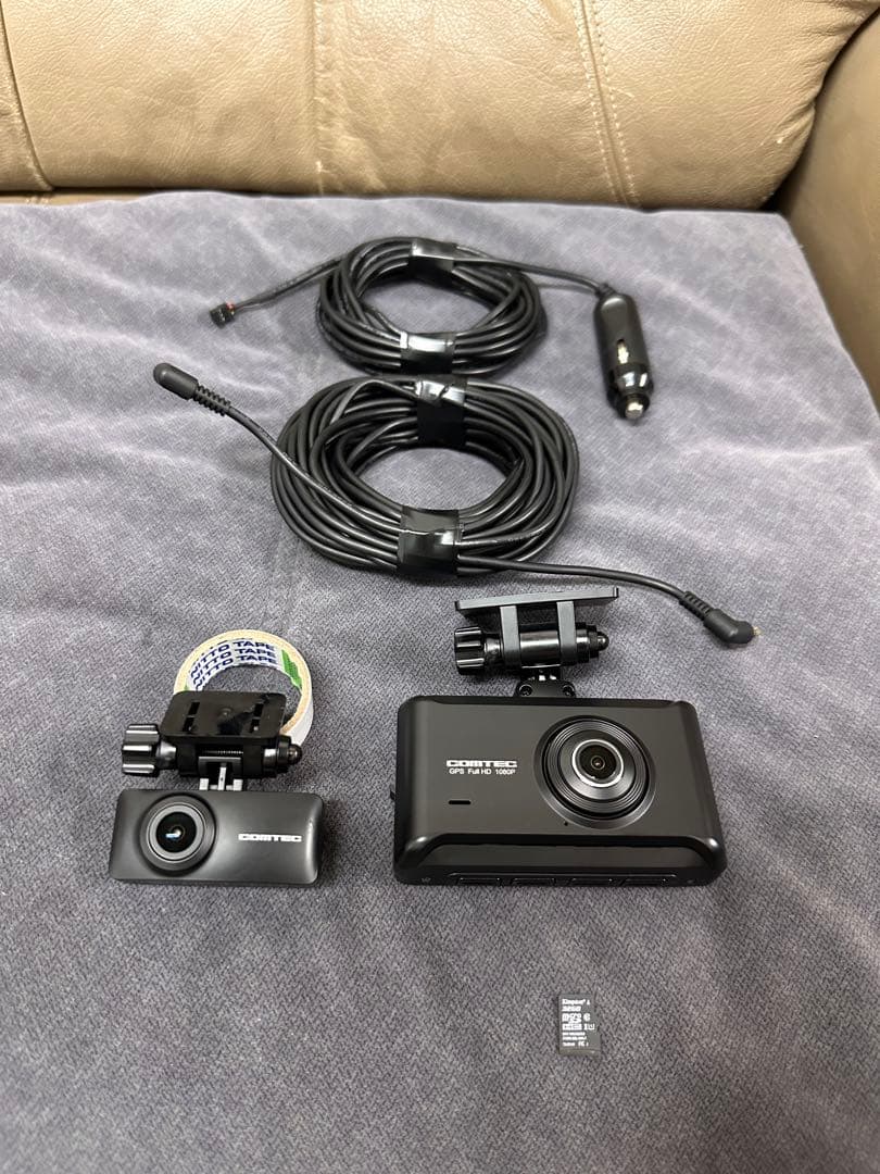 コムテック ZDR 025　前後　ドライブレコーダー