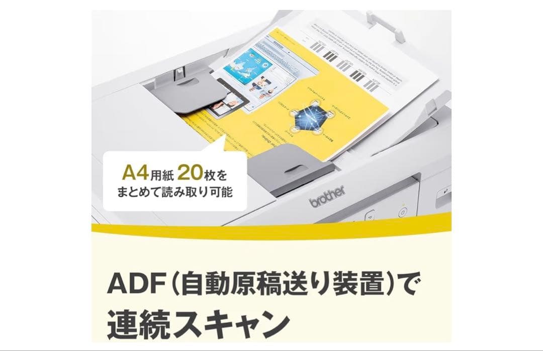 ブラザー PRIVIOプリンターA4インクジェット複合機 Wi-Fi自動両面印刷