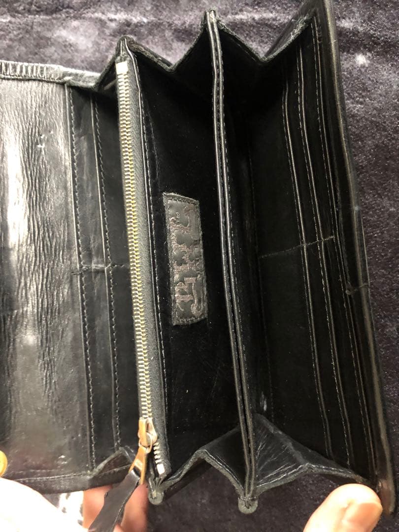 予約済みいちさま専用BWLビルウォールレザー20万 長財布アリゲーターウォレット