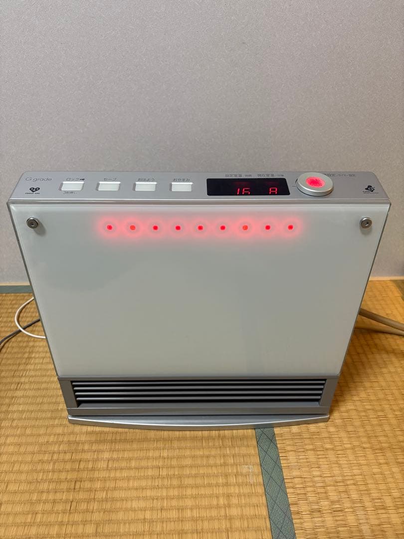 Gグレード ガスファンヒーター コンパクト