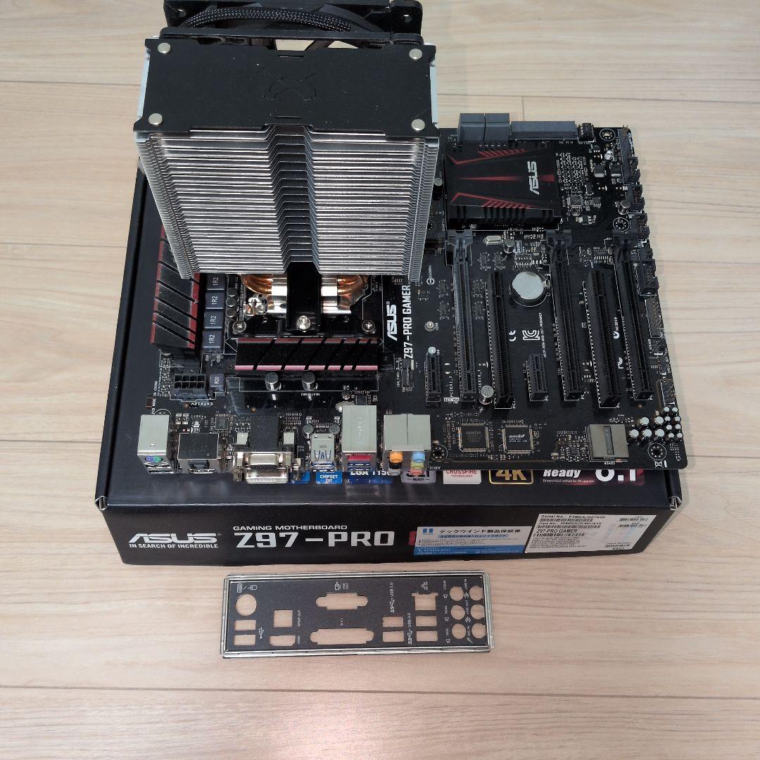 ASUS Z97-PRO GAMER+i7-4790k+32GB+CPUクーラー
