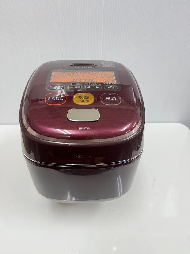象印 IH圧力炊飯ジャー NP-YT10 ボルドー 動作確認済