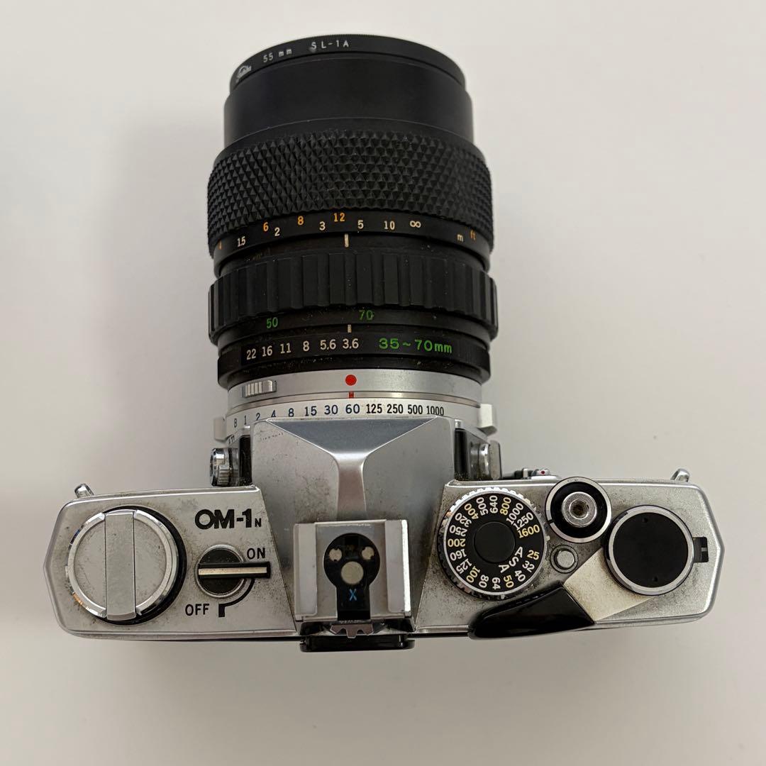 Olympus OM-1 とom-1n 一眼レフカメラ レンズ付き　ジャンク