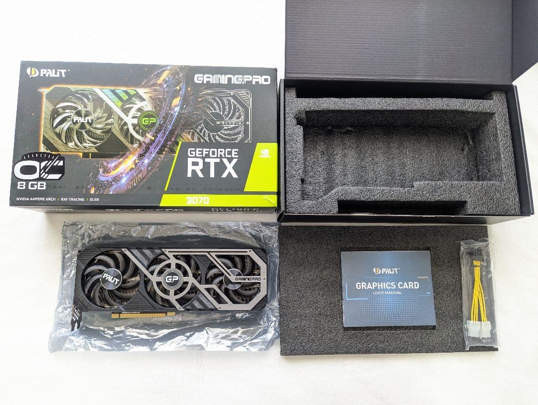 【美品】Palit GeForce RTX 3070 8GB OC 動作確認済み