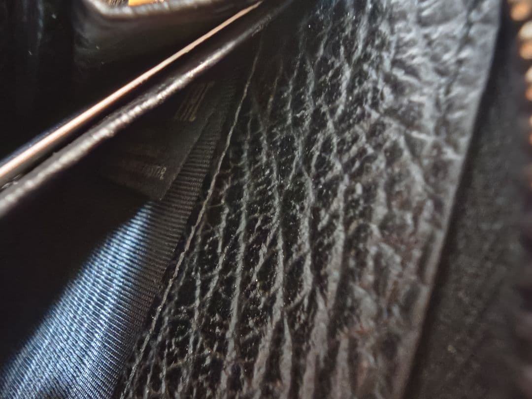 未使用品 マルジェラ 4ステッチ グレインレザー ジップアラウンド