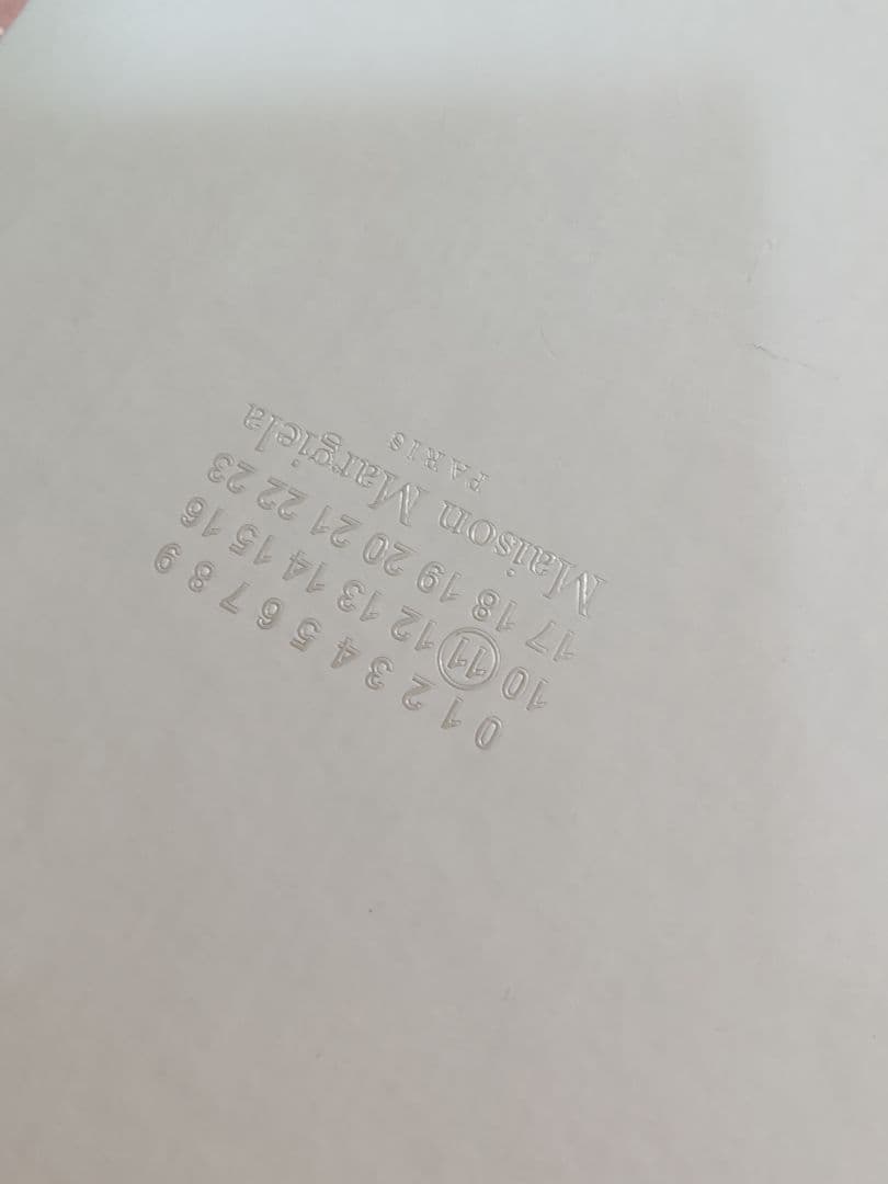 未使用品 マルジェラ 4ステッチ グレインレザー ジップアラウンド